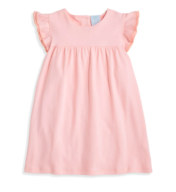 Pima Angel Sleeve Dress | Melon