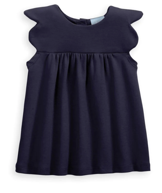 Tatiana Pima Blouse | Navy
