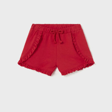 Baby Cotton Fleece Shorts | Red | 603
