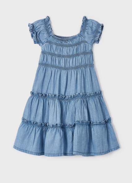 Tiered Denim Dress | 3937