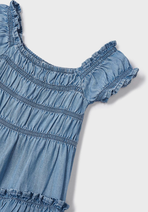 Tiered Denim Dress | 3937