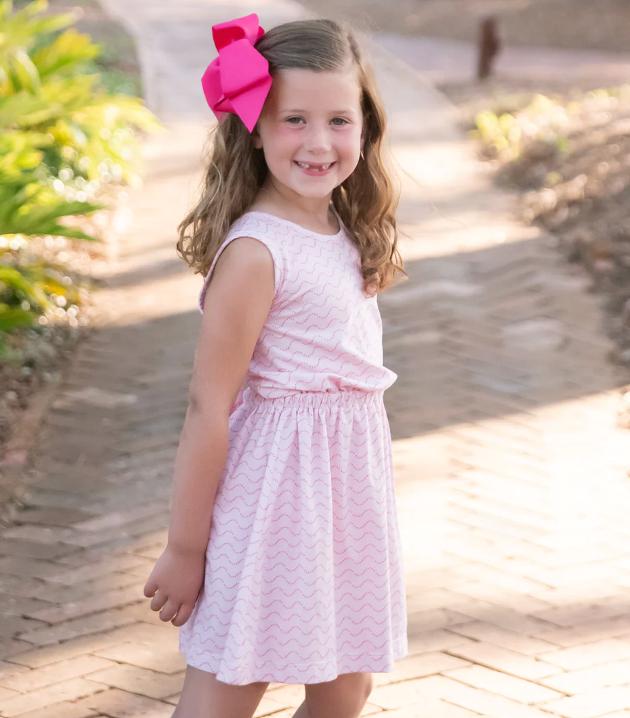 Kristin Knit Knot Dress | Pink
