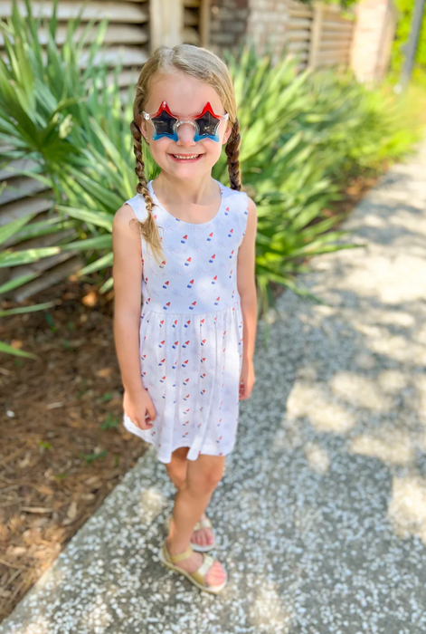 Addison Knit Dress | Patriotic