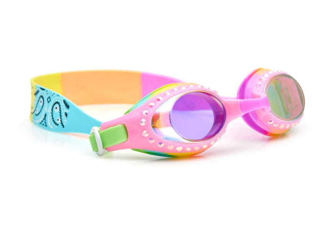 Pink Bandana Swim Goggles