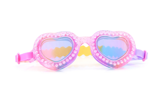 I Love Ya Heart Swim Goggles