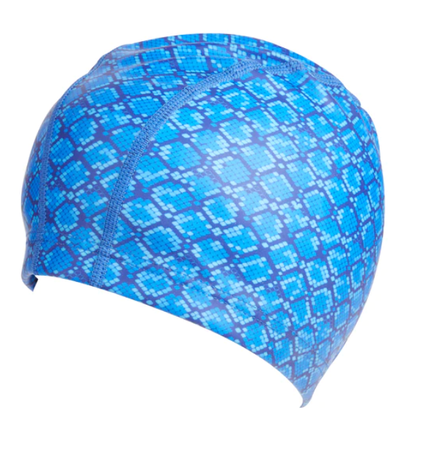 Swim Cap | Royal Blue Snake Skin