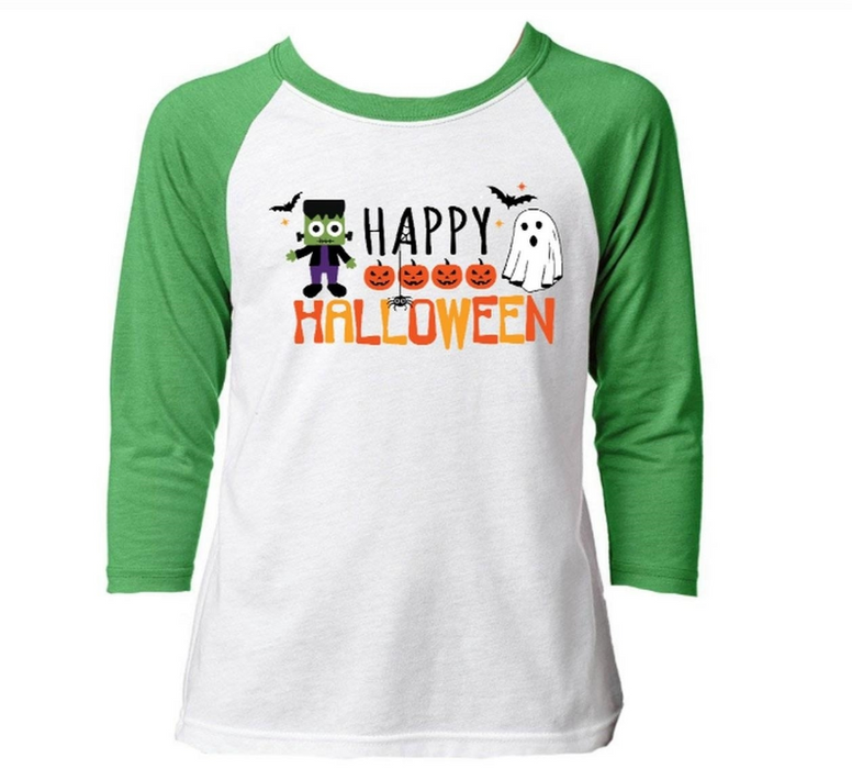 Happy Halloween Ghouls Jersey T-Shirt
