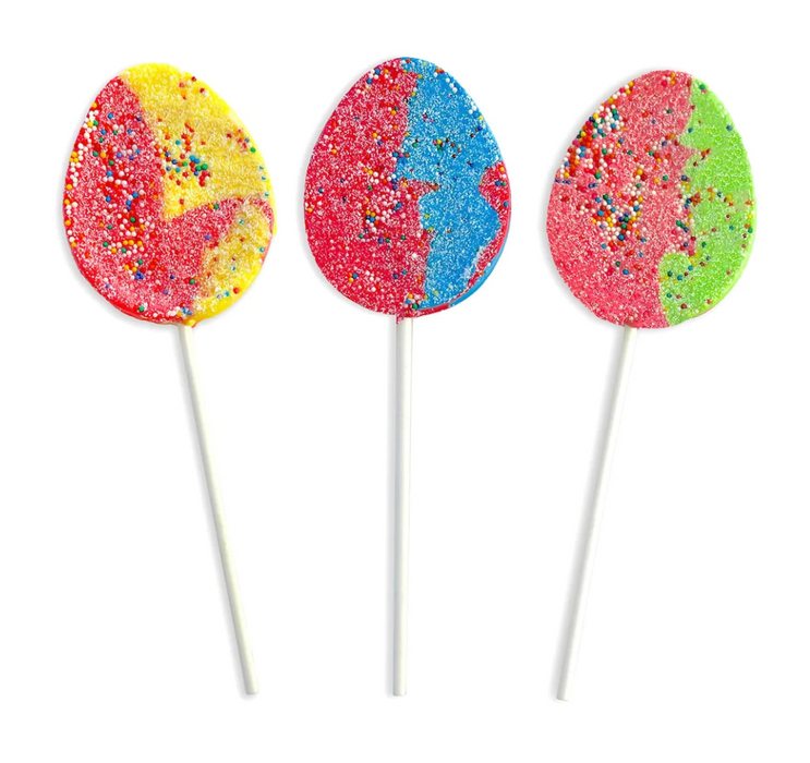 Sour Swirly Egg Lollipop