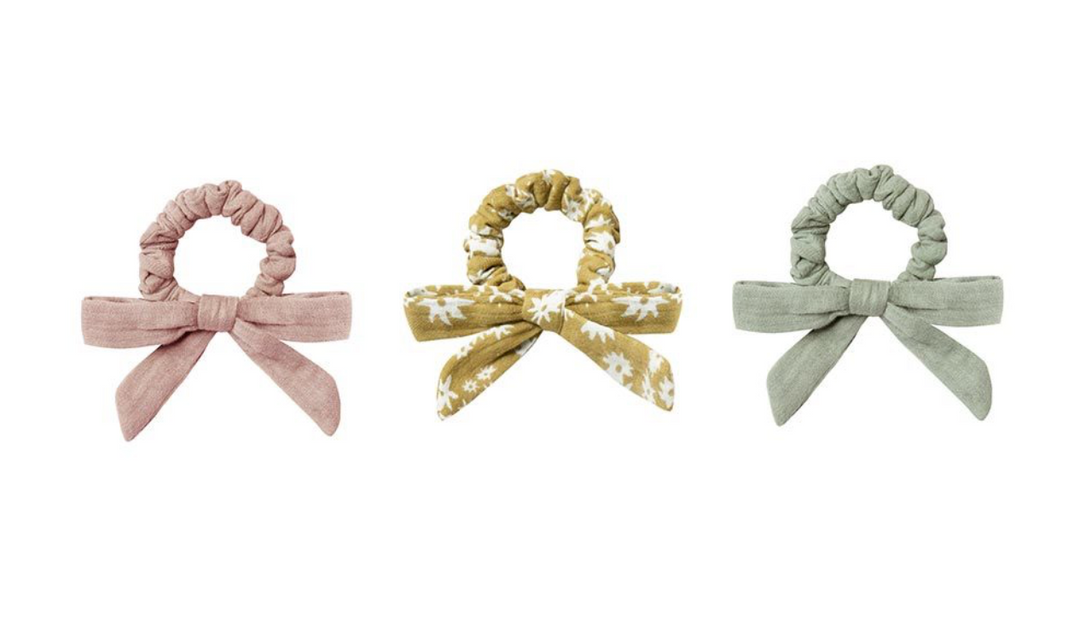 Little Bow Scrunchie Set