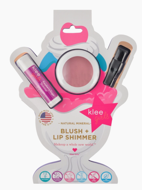 Blush and Lip Shimmer