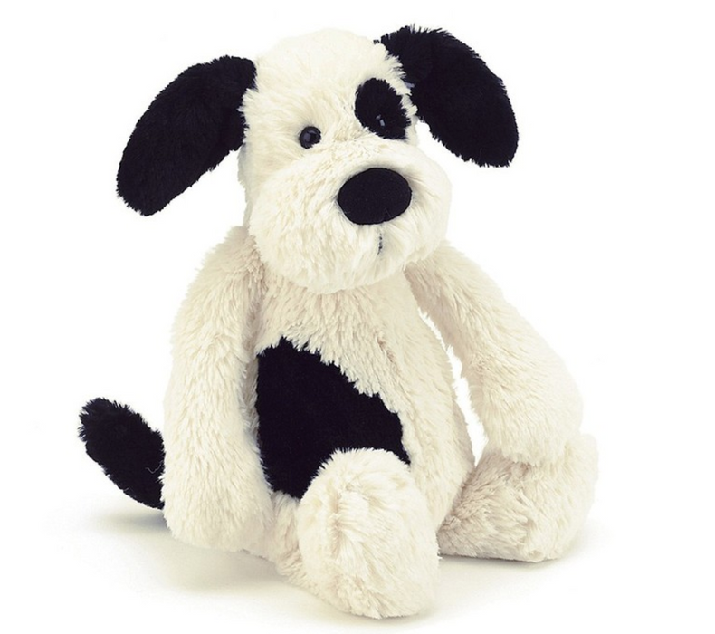 Bashful Black & Cream Puppy