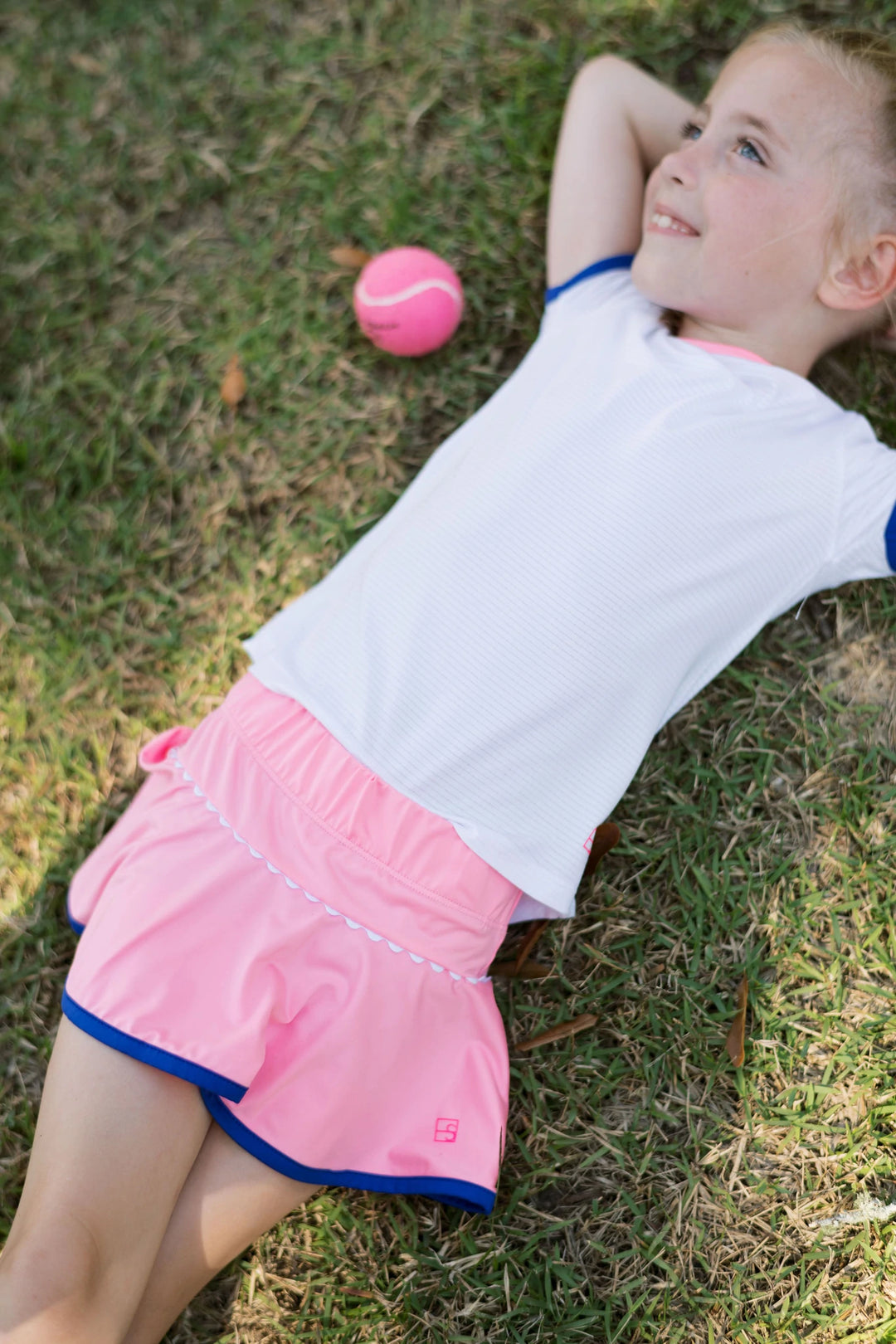 Quinn Skort | Pink & Royal