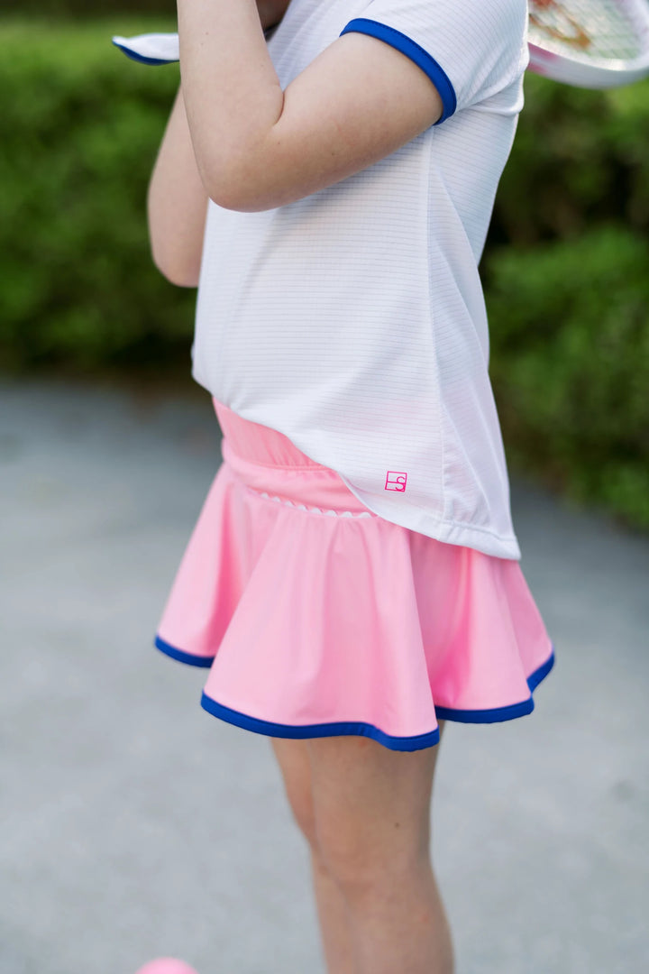 Quinn Skort | Pink & Royal