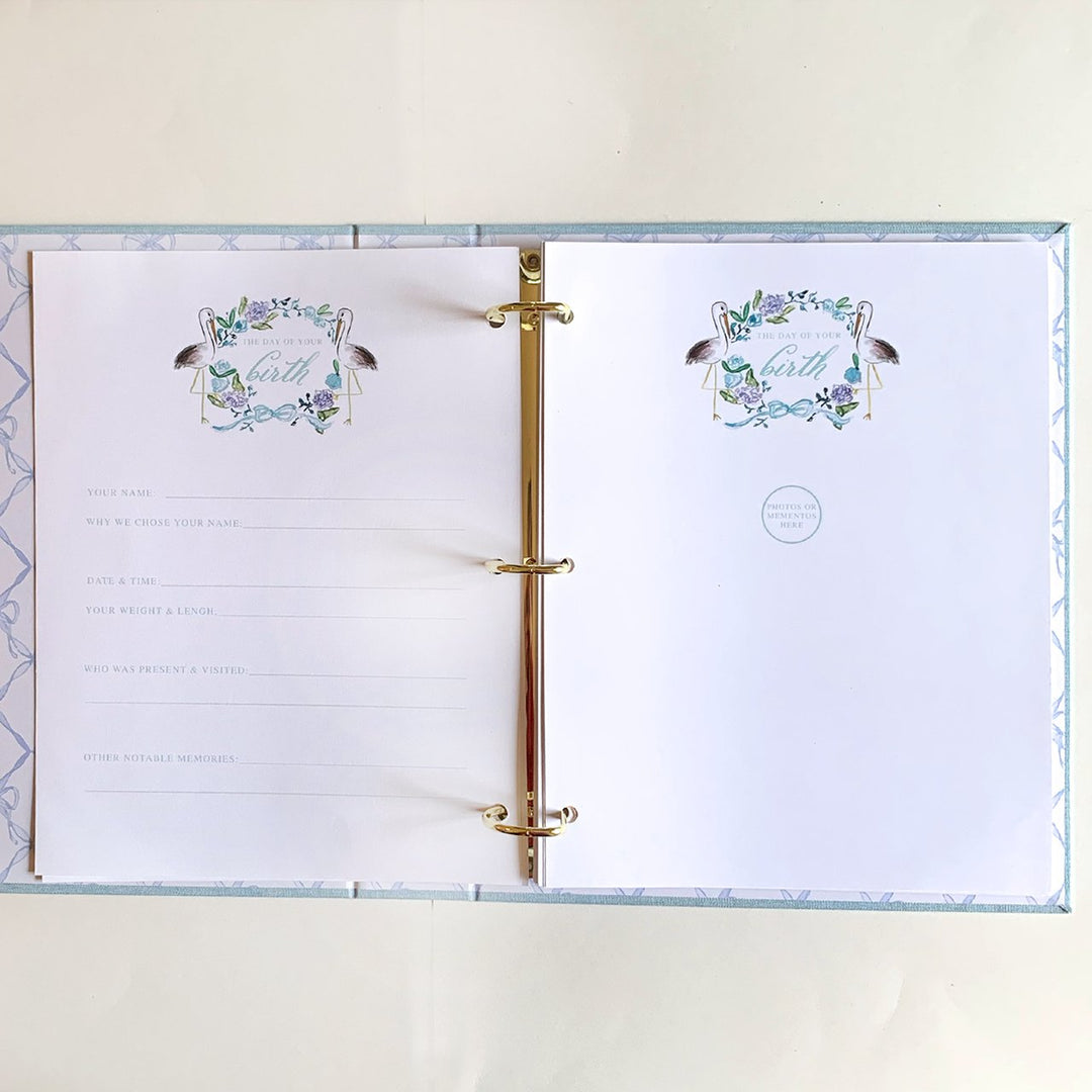 Our Baby -  Blue Memory Book