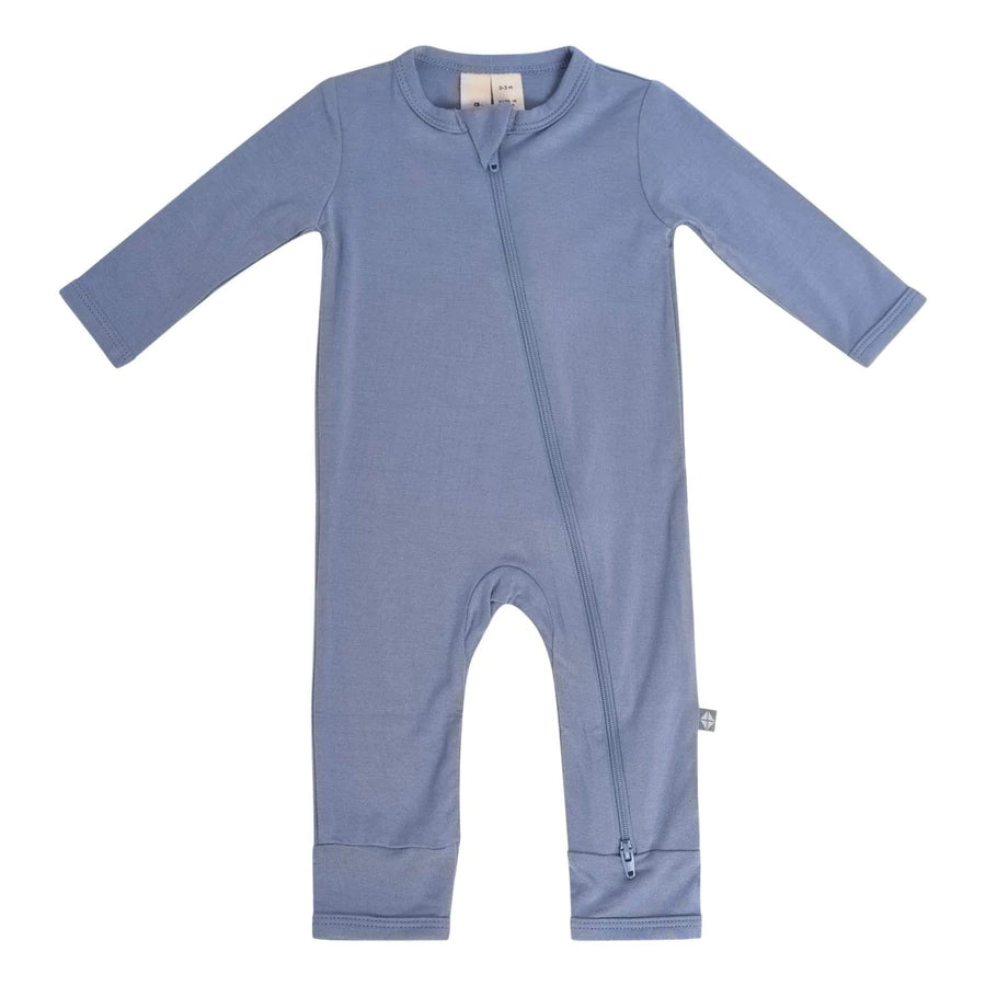 Kyte Zippered Romper | Slate