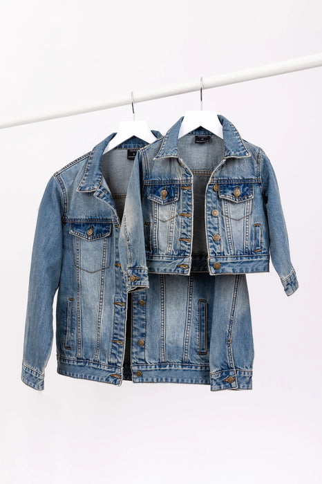 Mama Beaded Denim Jacket