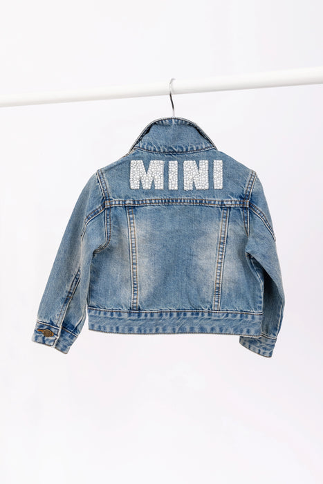 Mini Beaded Denim Jacket