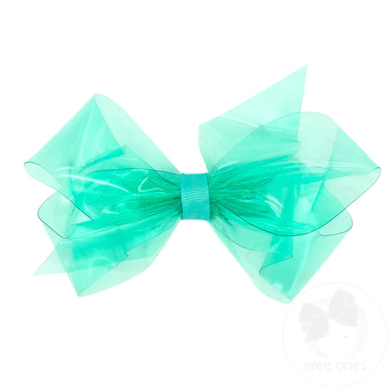 WeeSplash Vinyl Girls Swim Hair Bow | Medium