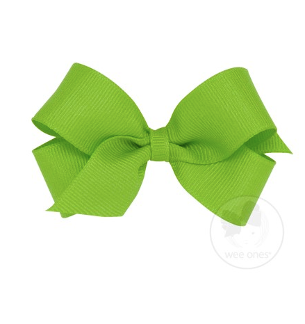 King Grosgrain Hair Bow | Apple Green